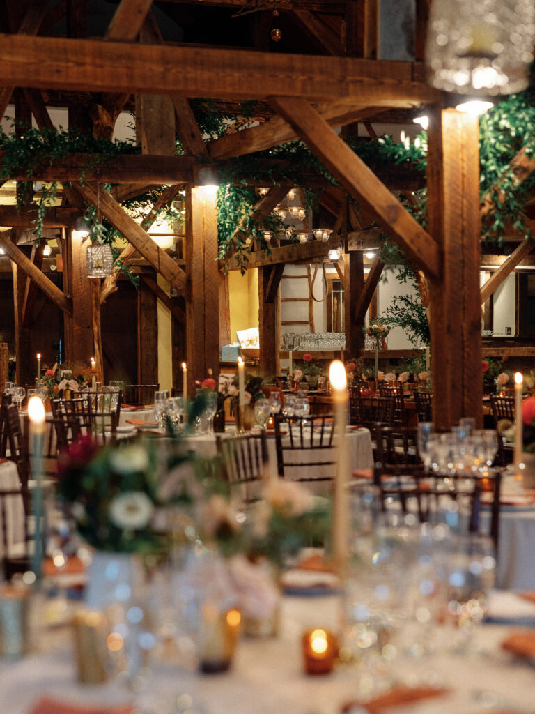 Vermont wedding venue near Burlington and Boston sits 100+ guests in the large barn.