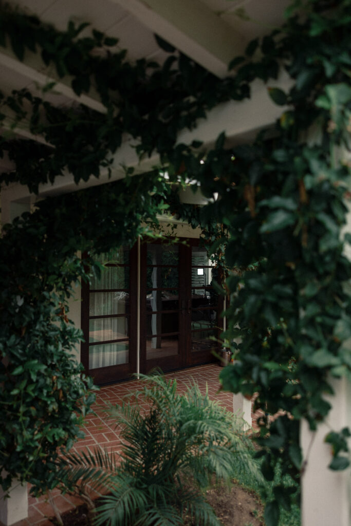 Photo of the Inn at Rancho Santa Fe wedding venue with Spanish architecture.